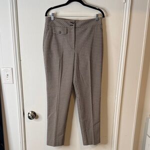 Vince Camuto Black and White Houndstooth Pants